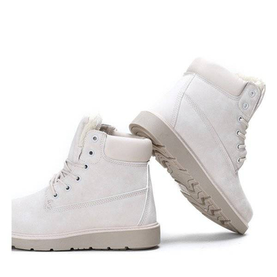 OUTLET Be Happy, béžové, izolované turistické boty - Obuv