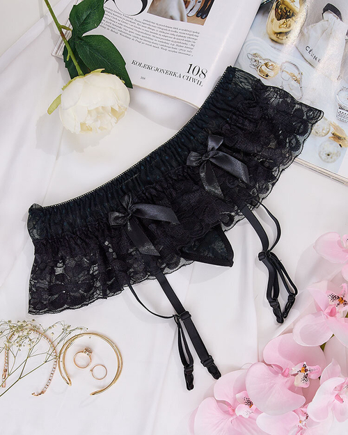 Жіночі мереживні трусики-стрінги Royalfashion