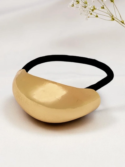 Royalfashion Gumička do vlasů s polokruhovým ozdobením Halfmoon Twist
