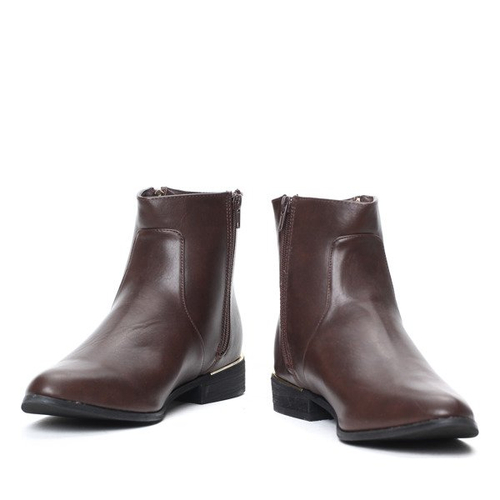 Sztyblety w kolorze brązowym - Obuwie