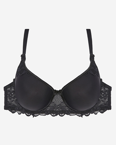 Dámská krajková podprsenka v černé barvě - Spodní prádlo