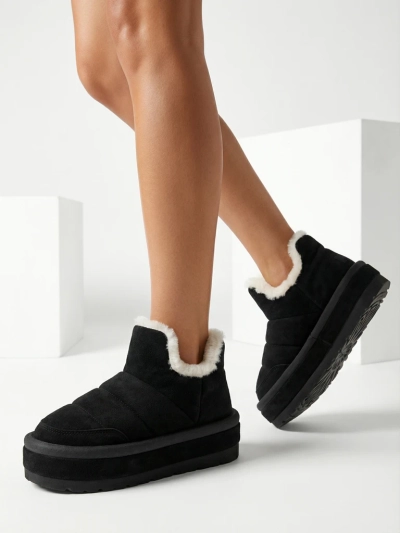 Royalfashion Dámské krátké boty Zoeno a'la snow boots