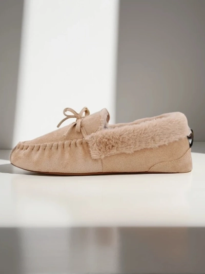 Royalfashion Dámské mokasíny s kožešinou Ahtikes