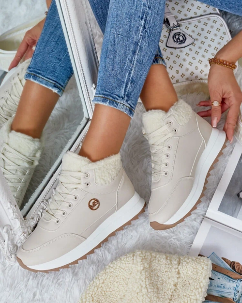 Royalfashion Жіночі утеплені кросівки з хутром Frozit