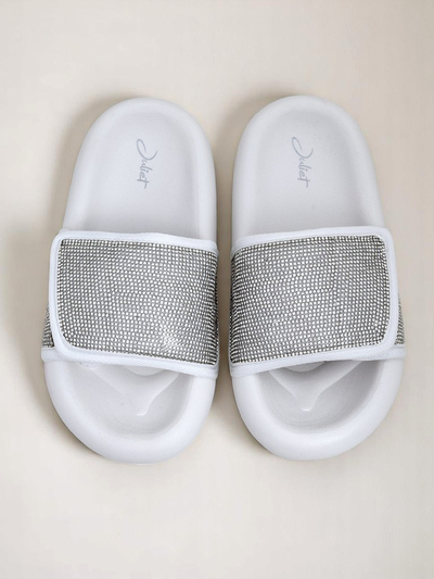 Royalfashion Dámské pantofle na ploché podrážce Sparkle Step