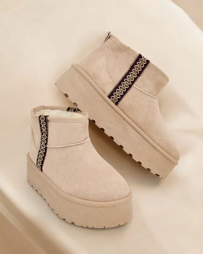 Royalfashion Короткі зимові чоботи для жінок Haluzi