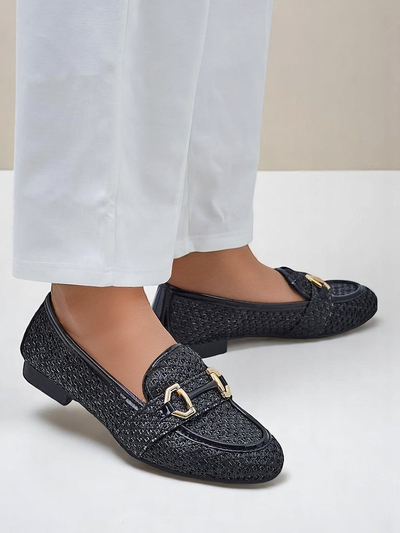 Royalfashion Ажурні жіночі лофери Sallim