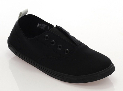 Czarne, sportowe tenisówki - Obuwie