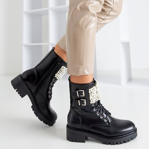 Чорні сумки з прикрасами Foga - Взуття