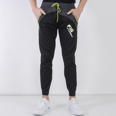 Pánské černé tepláky - oblečení