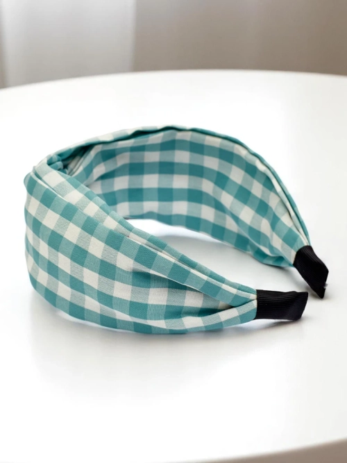 Royalfashion Картатий обруч для волосся Claras