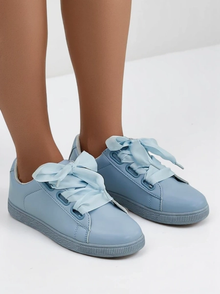 Royalfashion Dámské sneakers z ekologické kůže s dekoračními šňůrkami Etti