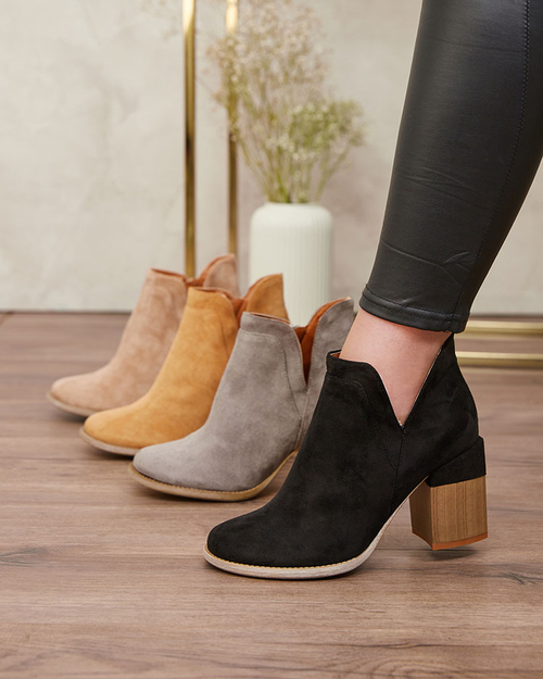 Royalfashion Чорні жіночі черевики Ricteas на шпильці