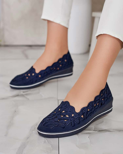 Royalfashion Dámské polobotky na nízkém podpatku Dellio