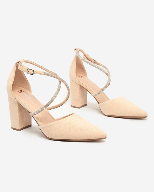 Жіночі туфлі-човники Royalfashion з цирконієм Briticca