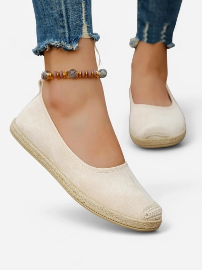 Royalfashion Dámské espadrilky z eko semiše Aroles