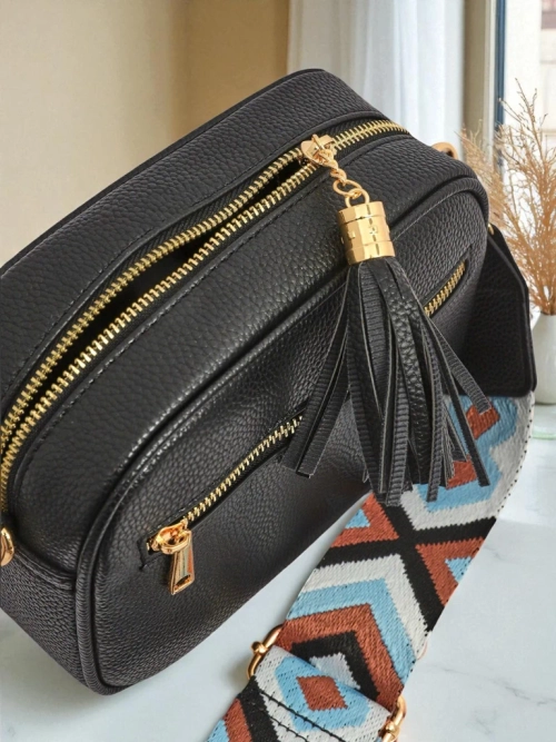 Royalfashion Маленька жіноча сумочка з екошкіри з кольоровим ремінцем Kovi Lace