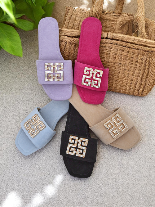 Royalfashion Жіночі капці на плоскій підошві Zamila