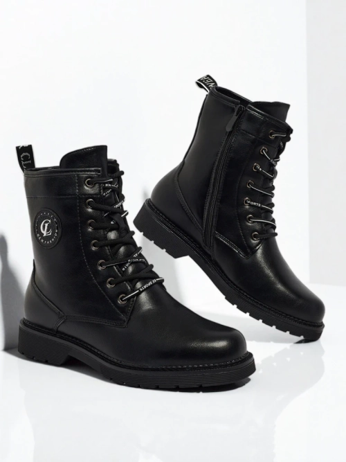 Жіночі ботфорти Tavira на шнурівці з екошкіри