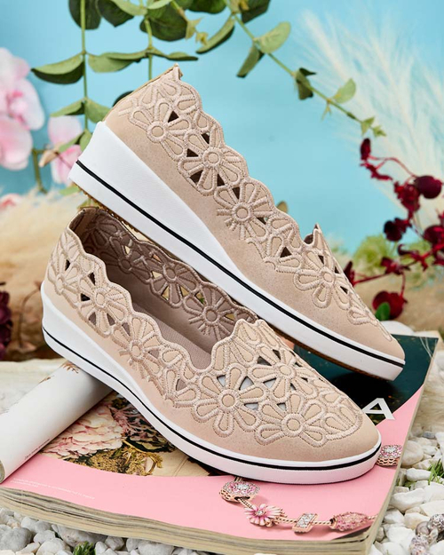 Royalfashion Жіночі напівчеревики на низьких підборах Dellio