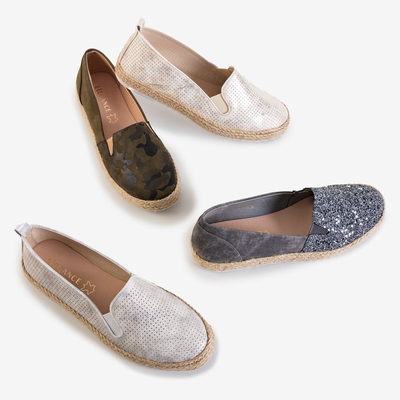 Dámské zlaté espadrilky Bela - Boty
