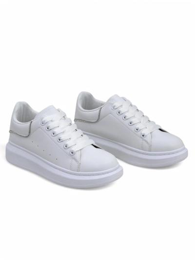 Bílé Sportovní Tenisky Athena z Ekokůže