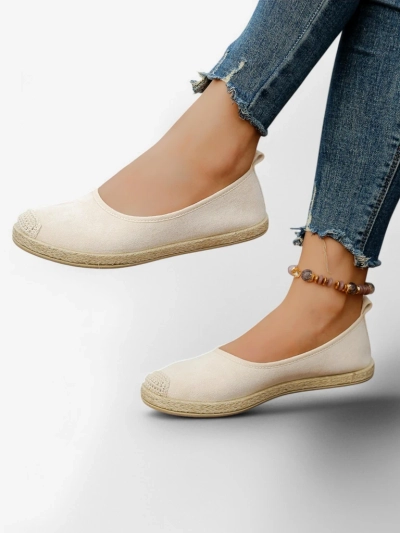 Royalfashion Dámské espadrilky z eko semiše Aroles