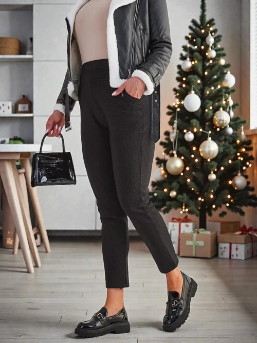 Royalfashion Утеплені жіночі лосини PLUS SIZE