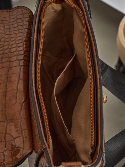 Malá dámská kabelka z eko kůže s ražbou Narelle