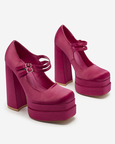 Жіночі туфлі на високій шпильці кольору фуксії Elika - Взуття