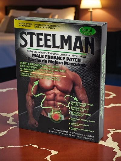 Натуральний пластир для посилення потенції для чоловіків