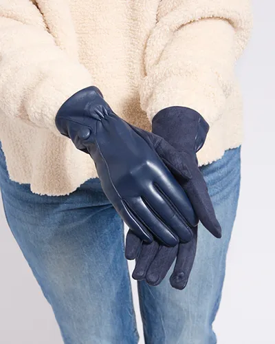 Dámské kožené rukavice Royalfashion