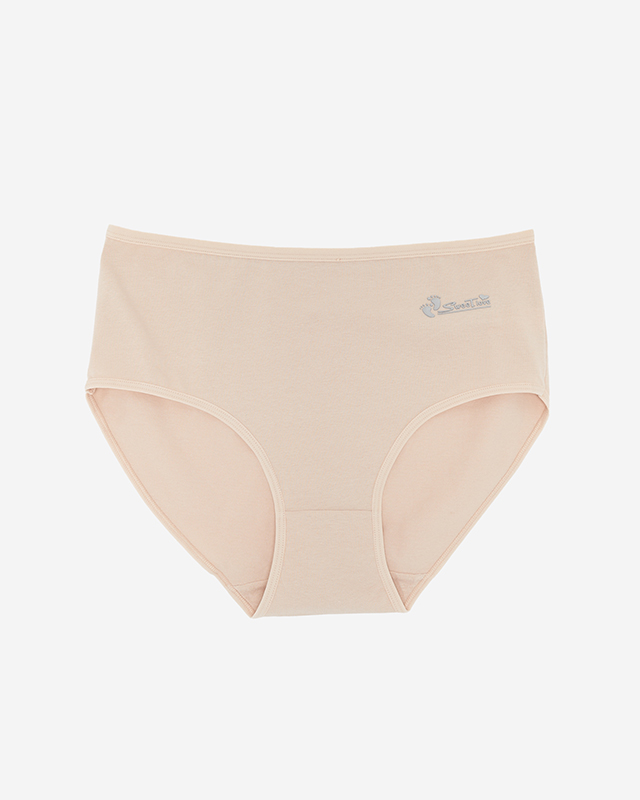 Béžové dámské kalhotky PLUS SIZE - Spodní prádlo