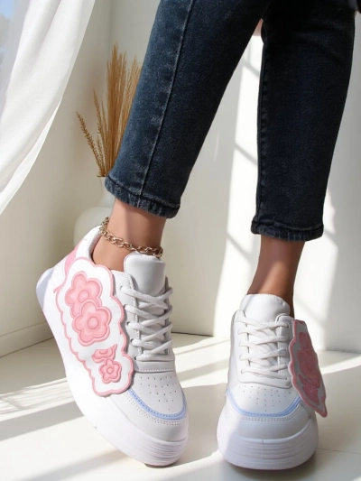 Royalfashion Dámské sneakers s dekorativním svrškem Nendales