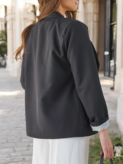 Royalfashion Жіночий блейзер без застібки Elegantes