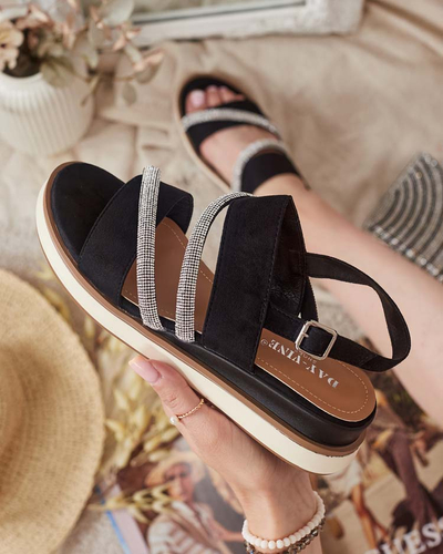 Royalfashion Жіночі босоніжки Obissa на низьких підборах