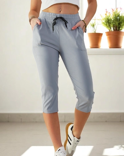 Royalfashion Bavlněné dámské 3/4 šortky