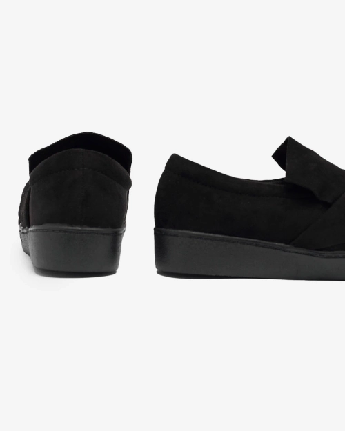 Чорні жіночі сліпони з екозамші Bliwix - Взуття