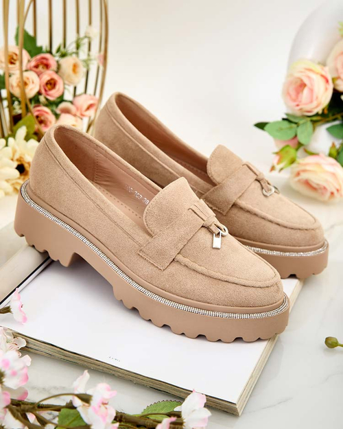 Royalfashion Жіночі мокасини з цирконами Ali