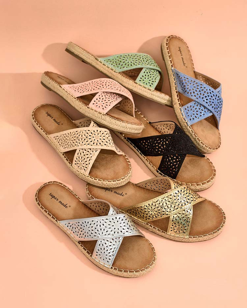 Жіночі шльопанці Royalfashion Tivona на плоскій підошві