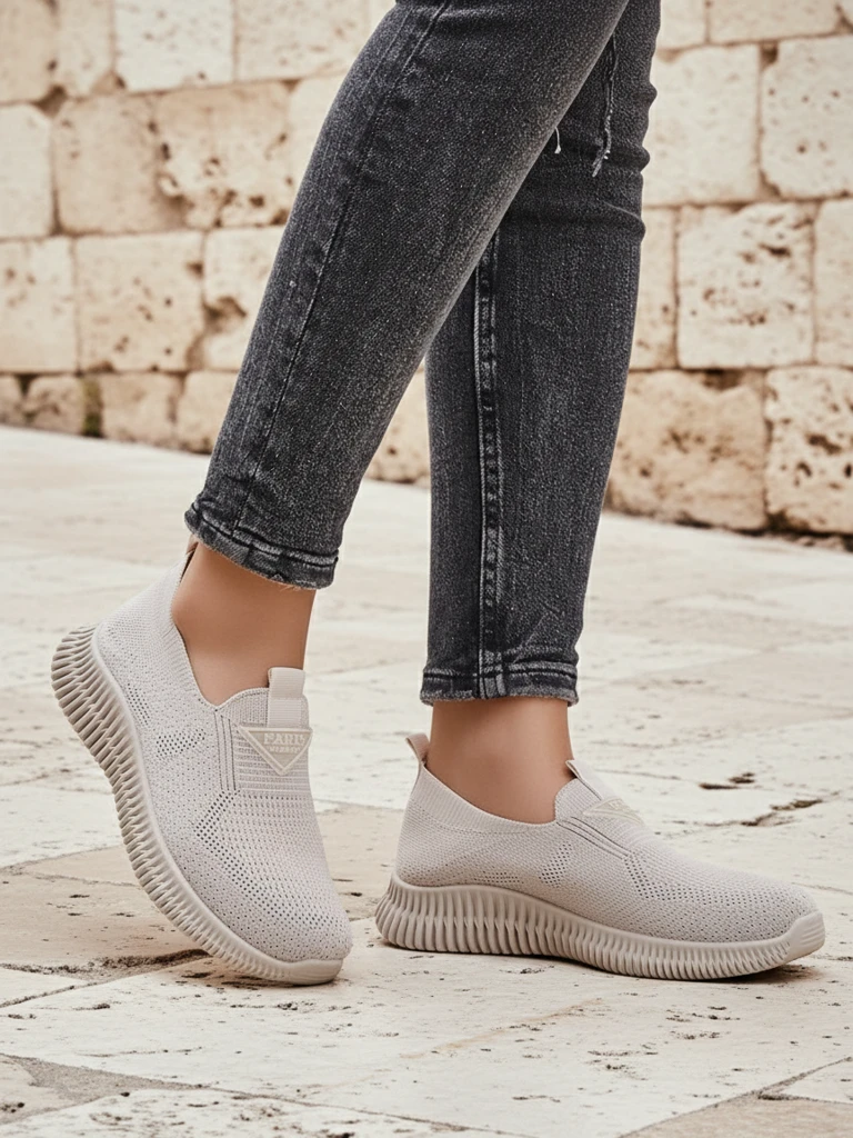 Royalfashion Nazouvací dámské textilní sportovní boty Serra