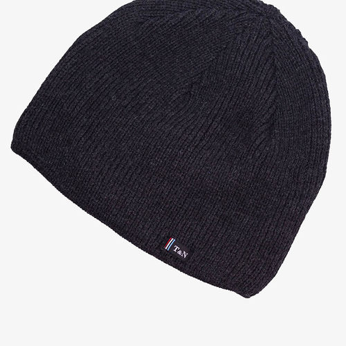 Чорна чоловіча утеплена шапка