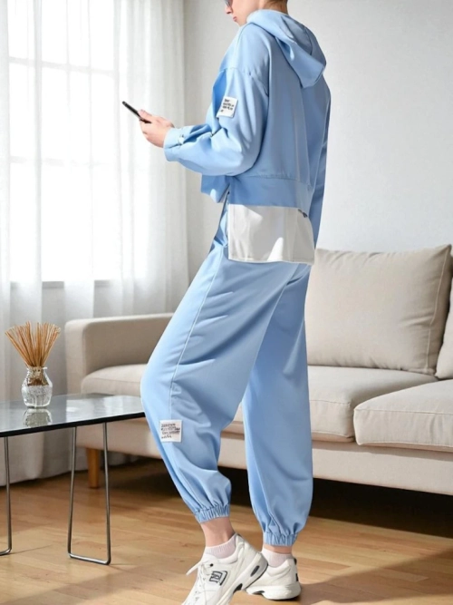 Royalfashion Жіночий памучний комплект зі вставкою сорочки