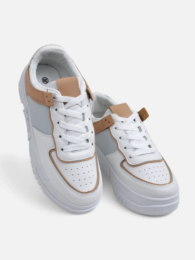 Dámské tenisky Aristea Azzurro z eko-kůže na ploché podrážce 4 cm