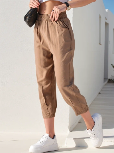 Royalfashion Прямі жіночі тканинні брюки 7/8