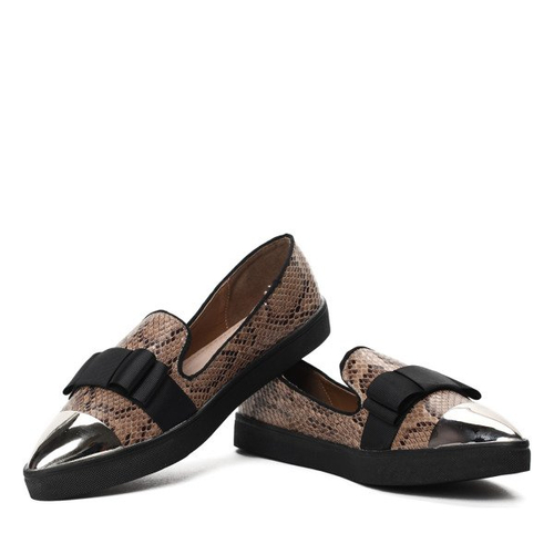 Накладка хакі з бантиком Еммалін - Взуття