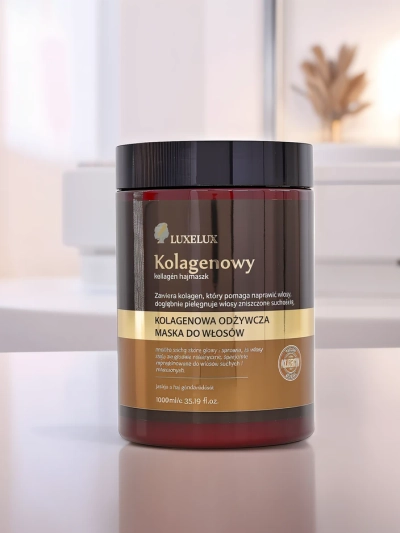 Luxelux Kolagenová maska na vlasy 1000 ml