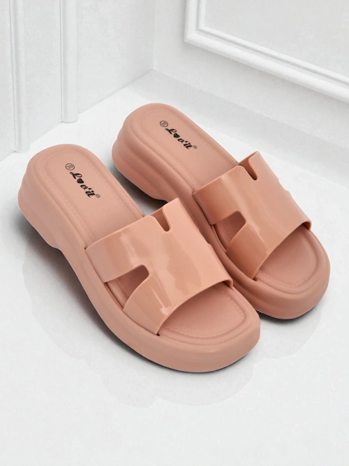 Royalfashion Жіночі шльопанці на товстій підошві Nova Gloss