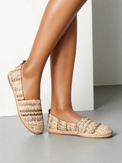 Royalfashion Dámské pletené espadrilky Asadaca
