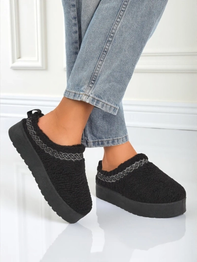 Krátké boty a'la sněhule dámské s kožíškem Frost Veil